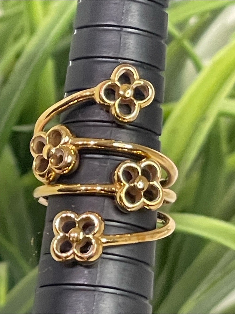 Louis Vuitton Golden Flower Full Ring Suze 6.25